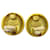 Timeless Orecchini rotondi Coco Mark di Chanel D'oro  - vista 3