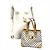 Borsa Tote Hampstead MM Damier Azur di Louis Vuitton Bianco - vista 10