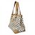 Borsa Tote Hampstead MM Damier Azur di Louis Vuitton Bianco - vista 3