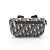 Pochette Saddle Oblique Christian Dior Beige Blu navy