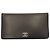 Chanel Bi-Fold Wallet Leather Long Black