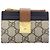 GUCCI Münz-Kartenetui GG Supreme Braun Schwarz Beige