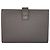 Céline CELINE Medium Strap Wallet in Greige Leather Grey - view 3