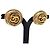 Orecchini a clip dorati Chanel D'oro