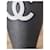 Botas de lluvia de goma negra con logo CC de Chanel Negro - vista 7