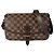 Borsa a Spalla in Tela Damier Louis Vuitton Marrone
