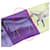 Foulard Twilly Hermès in viola e giallo Porpora - vista 9