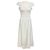 Vestido midi de algodón con ojales Altuzarra blanco Optic White Lily