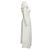 Vestido midi de algodón con ojales Altuzarra blanco Optic White Lily - vista 2