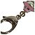 Portachiavi charm Gabrielle di Chanel Rosa D'oro - vista 10