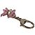 Portachiavi charm Gabrielle di Chanel Rosa D'oro - vista 11