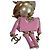 Portachiavi charm Gabrielle di Chanel Rosa D'oro - vista 6