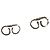 Tiffany & Co Orecchini in pelle con chiave e doppio lucchetto Tiffany 1837 Argento - vista 8