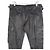 Pantalones de cuero cargo biker Balmain por Decarnin SS10 Negro - vista 3
