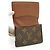 Graceful Louis Vuitton Visitenkartenetui aus Monogramm-Canvas Braun - Ansicht 3
