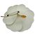 Timeless Chanel Spilla Applicata Fiore Camelia in Tessuto Bianco - vista 3