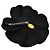 Timeless Chanel Spilla Fiore Camelia in Pelle Nera Vintage Nero - vista 3