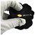 Timeless Chanel Spilla Fiore Camelia in Pelle Nera Vintage Nero - vista 4