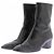 Botas Hermès de piel negra Negro