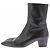 Botas Hermès de piel negra Negro - vista 2