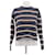 Autre Marque ALEXANDRA GOLOVANOFF Gestreifter Baumwollpullover Blau