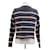 Autre Marque ALEXANDRA GOLOVANOFF Gestreifter Baumwollpullover Blau - Ansicht 2