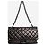 Chanel Schwarze 2.55 Schultertasche aus schwarzem Lammleder mit Steppung 2006 - Ansicht 2