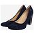 Chanel Navy Wildleder-Pumps - Größe EU 39,5 Marineblau - Ansicht 2