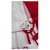 Foulard Hermès "Brides de Gala" Nero Bianco Rosso Blu Verde - vista 9