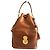 Borsa a Secchiello in Pelle Marrone Ralph Lauren 'Ricky'