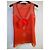 Dolce & Gabbana DOLCE&GABBANA TOP SIN MANGAS EN MEZCLA DE VISCOSA. Naranja - vista 6