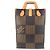 Bolso Mini Tote Damier Gigante en Colaboración Louis Vuitton NIGO Castaño - vista 12