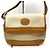 Borsa a Spalla Micro GG 001 14 di Gucci Bianco sporco