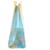 Borsa Patchwork Chanel CC Coco Mark in Beige e Blu  - vista 3
