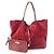 Rote Wildleder Schultertasche von Tiffany & Co.