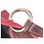 Rote Wildleder Schultertasche von Tiffany & Co. - Ansicht 12
