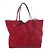 Rote Wildleder Schultertasche von Tiffany & Co. - Ansicht 2