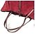 Rote Wildleder Schultertasche von Tiffany & Co. - Ansicht 8