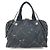 Borsa a mano con logo della vecchia linea di viaggio Chanel Nero Bianco - Ansicht 2