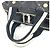 Borsa a mano con logo della vecchia linea di viaggio Chanel Nero Bianco - Ansicht 8