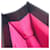 Yves Saint Laurent Bicolor Leather Clutch Bag Black Pink  - view 12