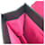 Yves Saint Laurent Bicolor Leather Clutch Bag Black Pink  - view 13