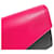 Yves Saint Laurent Bicolor Leather Clutch Bag Black Pink  - view 8