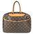 Mini Boston Handtasche Deauville Monogramm Louis Vuitton Braun