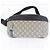 Borsa a tracolla Gucci GG Supreme in tela grigia Marrone - vista 12