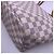 Louis Vuitton Neverfull Handtasche Weiß Karo Leder - Ansicht 8