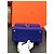 Borsa Hermès Cinhetic blu elettrico in pelle di capra - vista 6