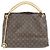 Borsa a Spalla Louis Vuitton Monogram Artsy MM Marrone