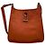 Borsa a spalla Hermès Vespa Arancione in pelle