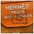 Borsa a spalla Hermès Vespa Arancione in pelle - vista 6